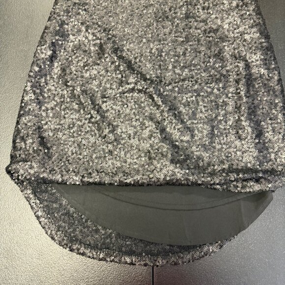 Amuse Society Black Sequined Camisole Top size XS Spaghetti Strap Sexy Sparkly - Picture 6 of 10